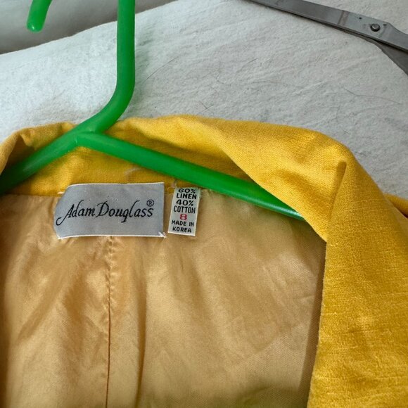 Vintage Adam Douglass Yellow Blazer - Picture 4 of 6